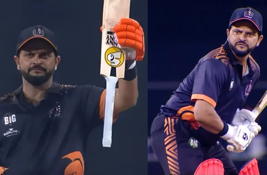 WATCH: Suresh Raina ignites Big Cricket League 2024 with dazzling knock