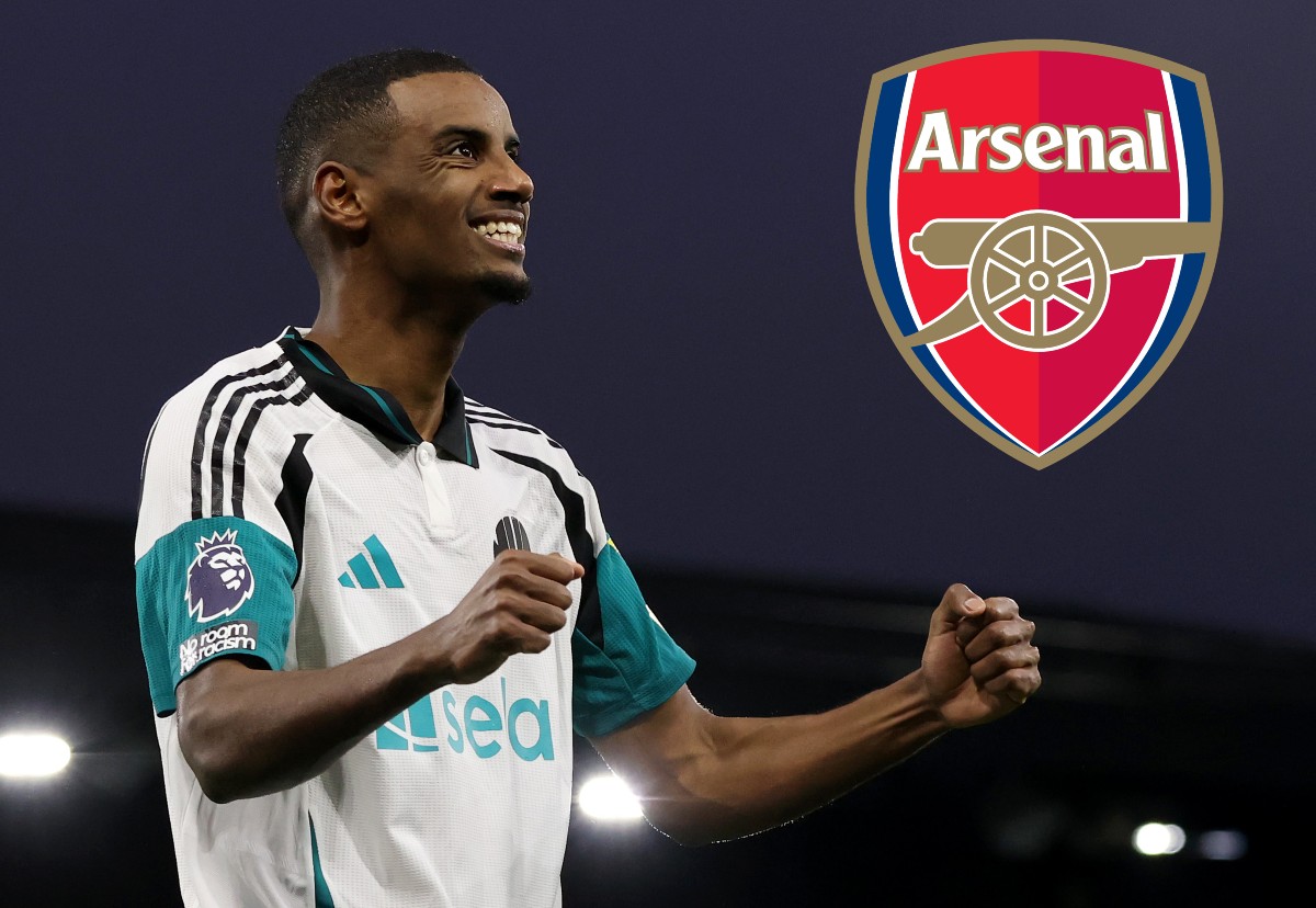 Arsenal-Tor Alexander Isak feiert Newcastle-Tor
