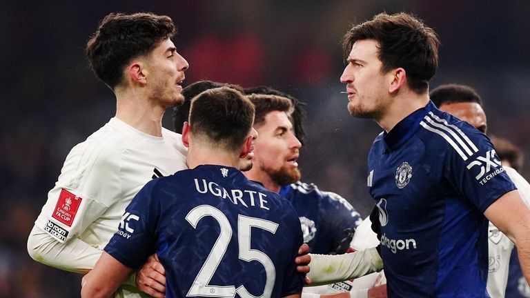 Zwischen Kai Havertz und Harry Maguire bricht Wut aus 